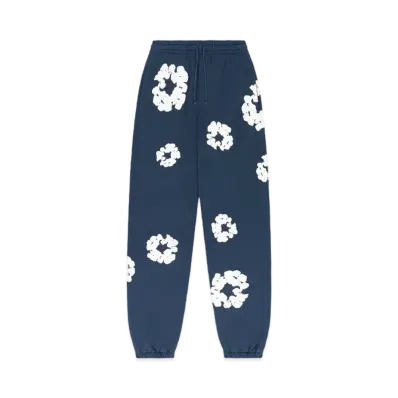 DENIM TEARS The Cotton Wreath Sweat Pants "Navy"