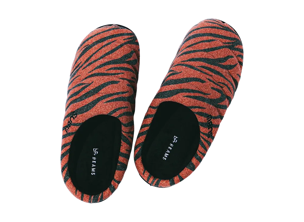 bPr BEAMS x SUBU Cotton Duck Animal Sandal "Tiger"