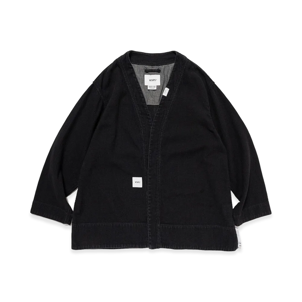 WTAPS Dou / Jacket / Cotton. Denim. Sashiko "Black"
