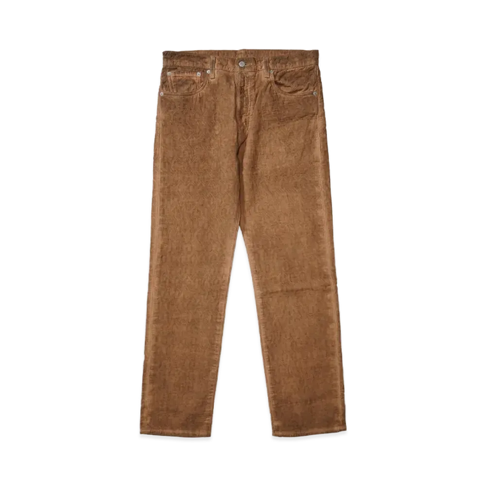 Stussy x Levi's Dyed Jacquard Jeans "Brown"