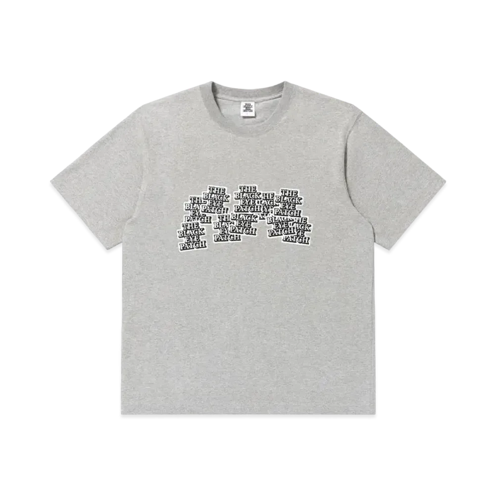 BlackEyePatch Repetitive OG Label Tee "Gray"