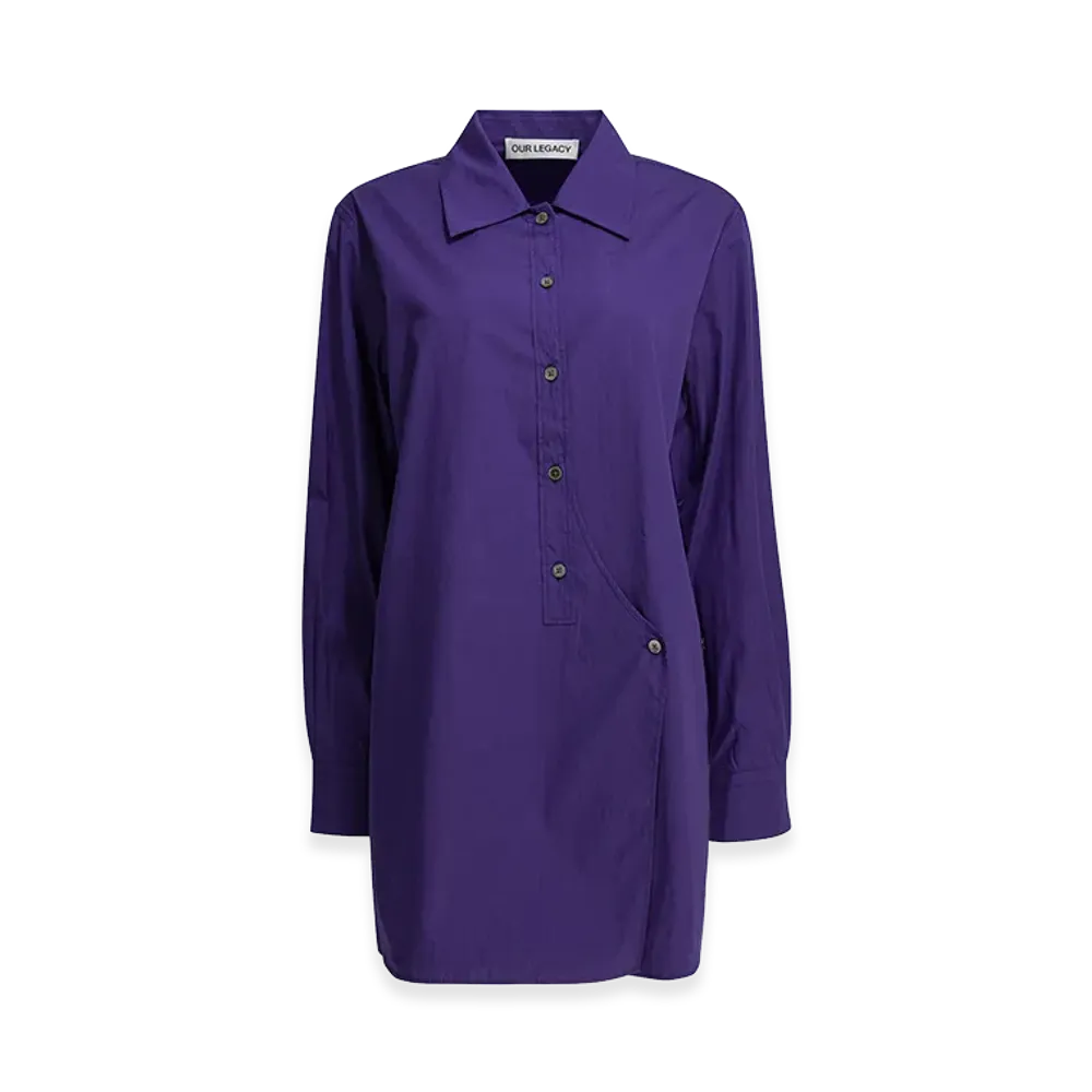 OUR LEGACY Women's "Wave" Shirt "Blue"