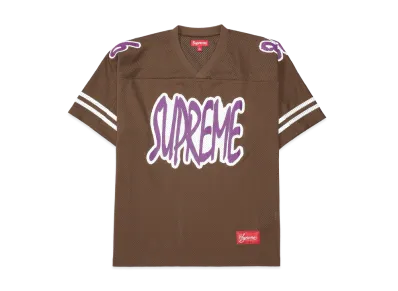 Supreme Reflective Football Jersey "Brown"