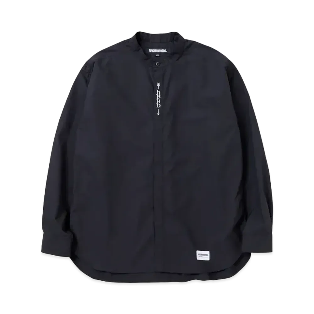 NEIGHBORHOOD Bandcollar Shirt LS "Black"