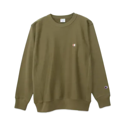 Champion Reverse Weave Crew Neck Sweatshirt 25SS "Olive Green"