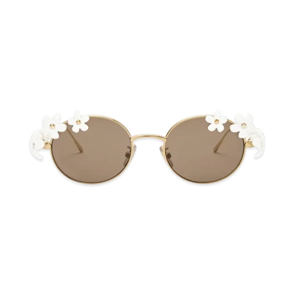 LOEWE Daisy Field Sunglasses "White"