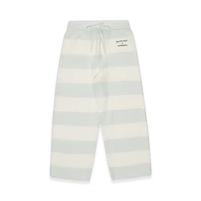 STARBUCKS x GELATO PIQUE Powder Bear Embroidery Border Long Pants "Mint Green"