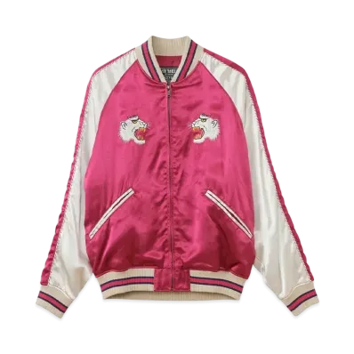 HYSTERIC GLAMOUR Flaming Youth Embroidery Sukajan "Pink"