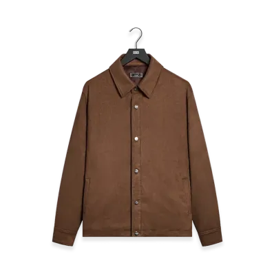 Kith Microsuede Bonded Brixton Shirt Jacket "Hurricane"