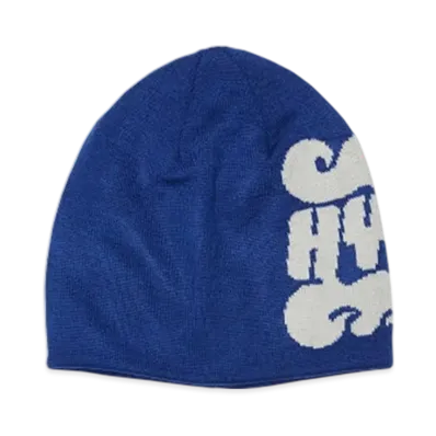 HYSTERIC GLAMOUR Flame Logo Short Beanie "Blue"