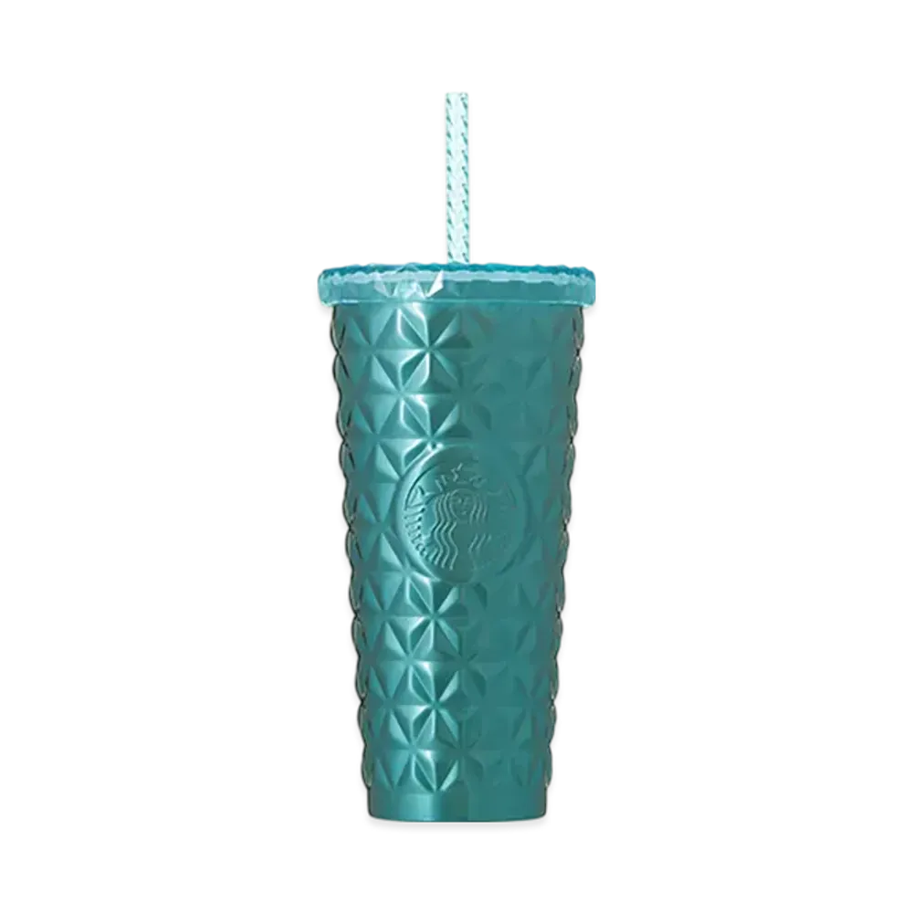 STARBUCKS Stainless Steel Cold Cup Tumbler 591ml "Turquoise"