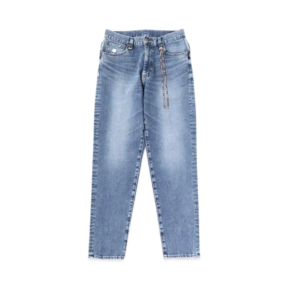 mastermind WORLD Water Repellent Stretch Denim Pants Slim Tapered Fit "Indigo"