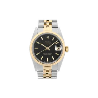 ROLEX Datejust "Black/Stainless Steel/Yellow Gold"