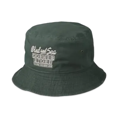 WIND AND SEA WDS (Corner store) Bucket Hat "Green"