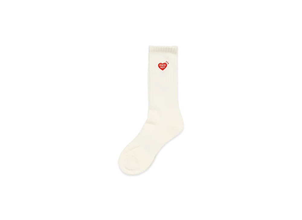 HUMAN MADE Pile Socks "White"