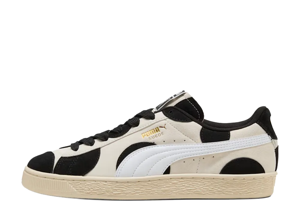Puma Suede Printed "Alpine Snow/PUMA Black"