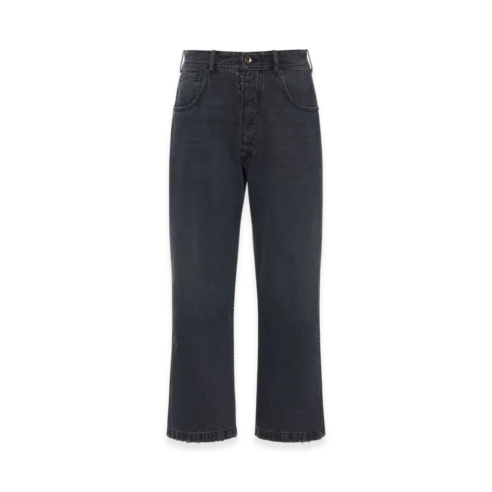 Maison Margiela Straight Leg Cropped Jeans "Black"