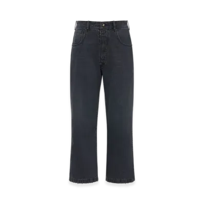 Maison Margiela Straight Leg Cropped Jeans "Black"