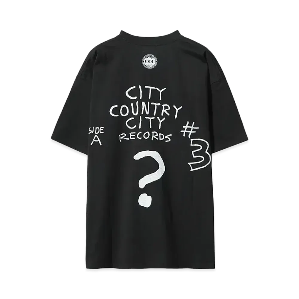 CITY COUNTRY CITY COTTON S/S T-SHIRT WHAT HAPPEND "BLACK"