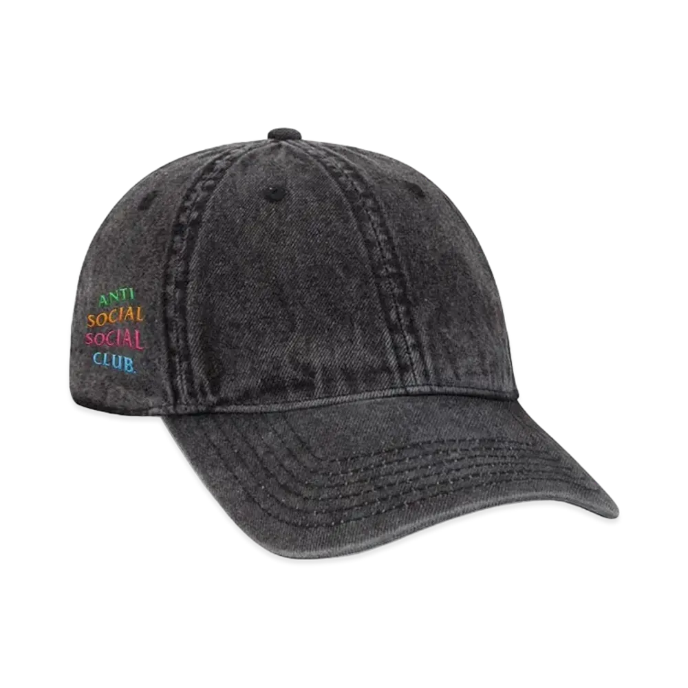 ANTI SOCIAL SOCIAL CLUB Teleport Cap "Black Denim"
