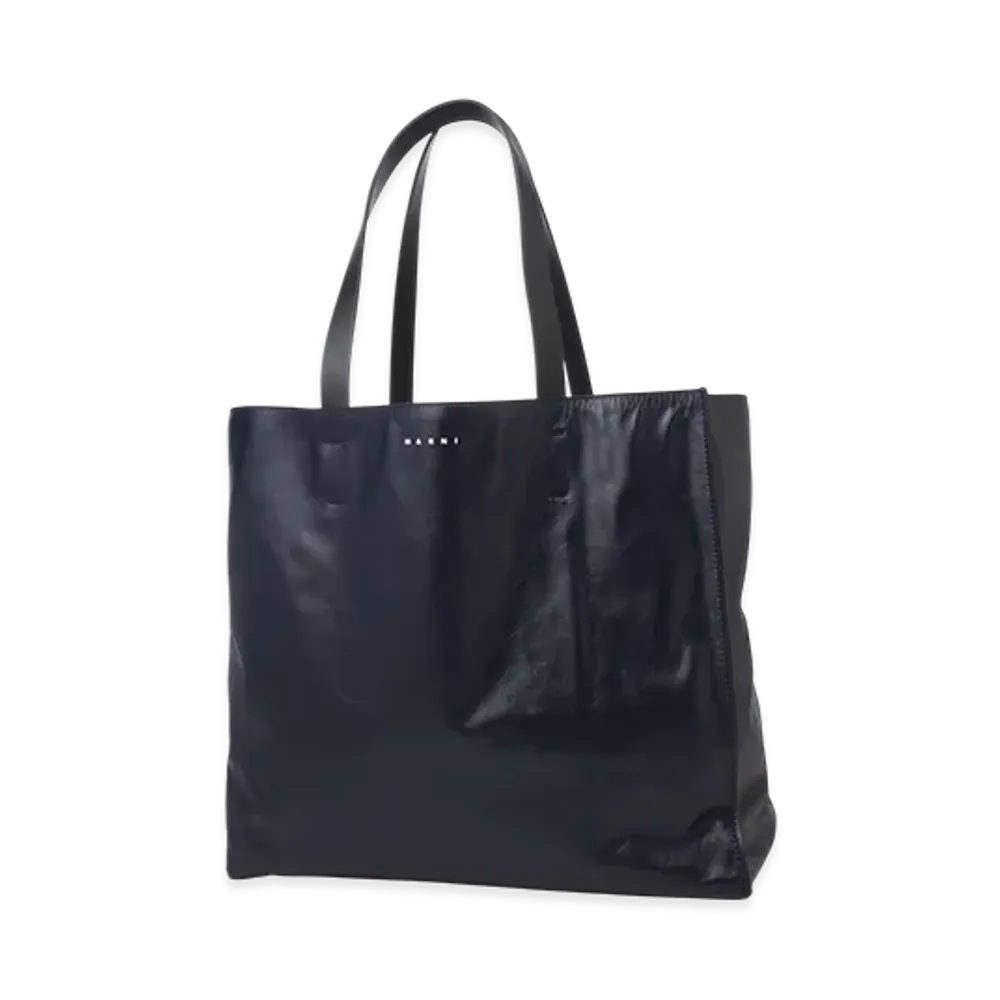 MARNI Museo Soft Large Bag "Blue/Black"