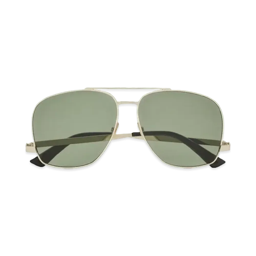 Saint Laurent SL 653 Leon "Light Gold/Green"