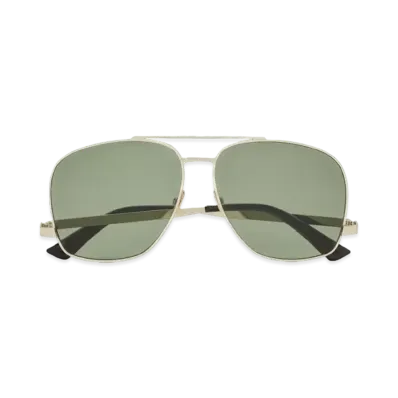 Saint Laurent SL 653 Leon "Light Gold/Green"