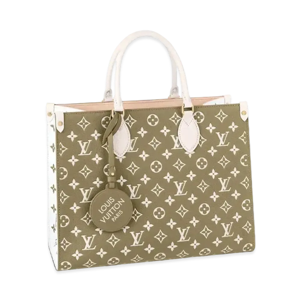 Louis Vuitton On The Go MM Monogram Amplent "Khaki/Beige"
