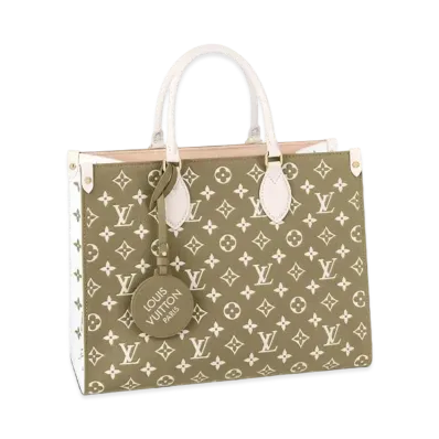 Louis Vuitton On The Go MM Monogram Amplent "Khaki/Beige"