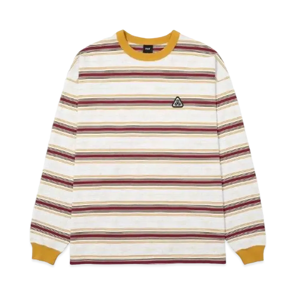 HUF Reservoir Stripe Long Sleeve T-shirt "Ash Gray"