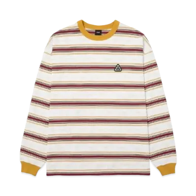 HUF Reservoir Stripe Long Sleeve T-shirt "Ash Gray"