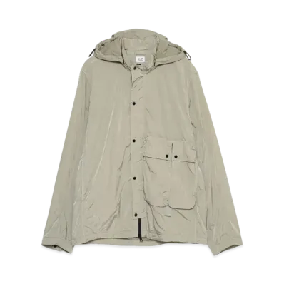 C.P. Company Chrome-R Goggle Overshirt "Silver Grey"