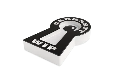Carhartt WIP Locked Cone Incense Holder "White/Black"