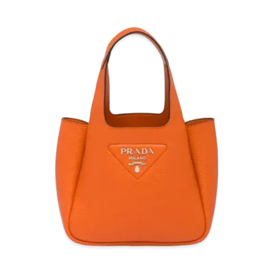 PRADA Leather Handbag "Papaya"