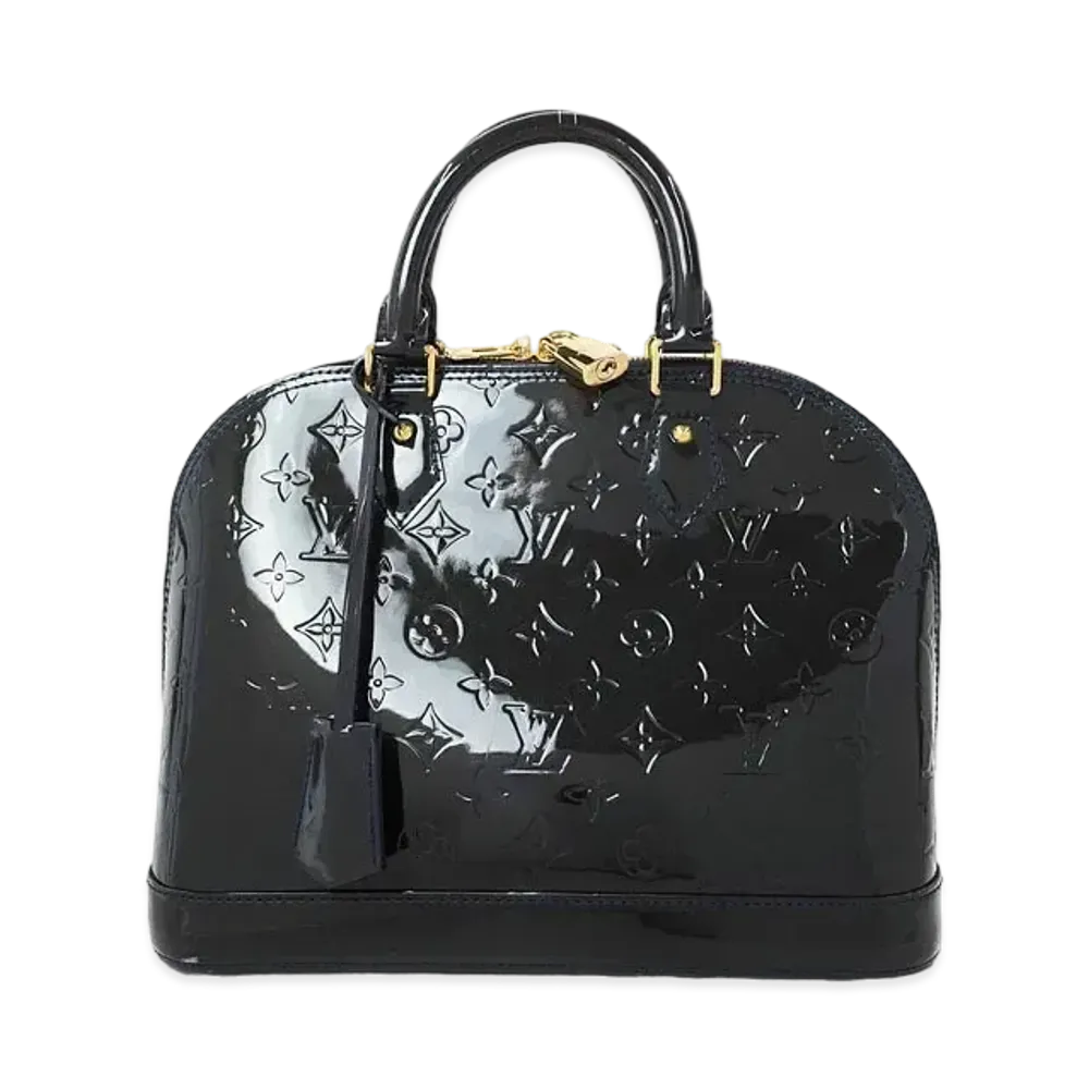 Louis Vuitton Alma PM Monogram Vernis "Bleu Infini"