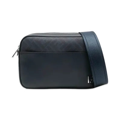 FENDI Leather Camera Case Crossbody Bag "Midnight Blue"