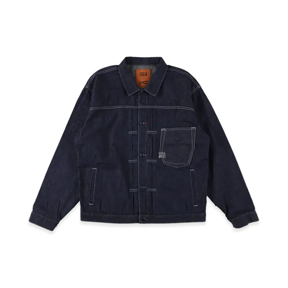 WIND AND SEA x DENHAM Journey Shirt "Indigo"