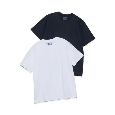 The North Face PURPLE LABEL Pack Field Tee "White x Navy"