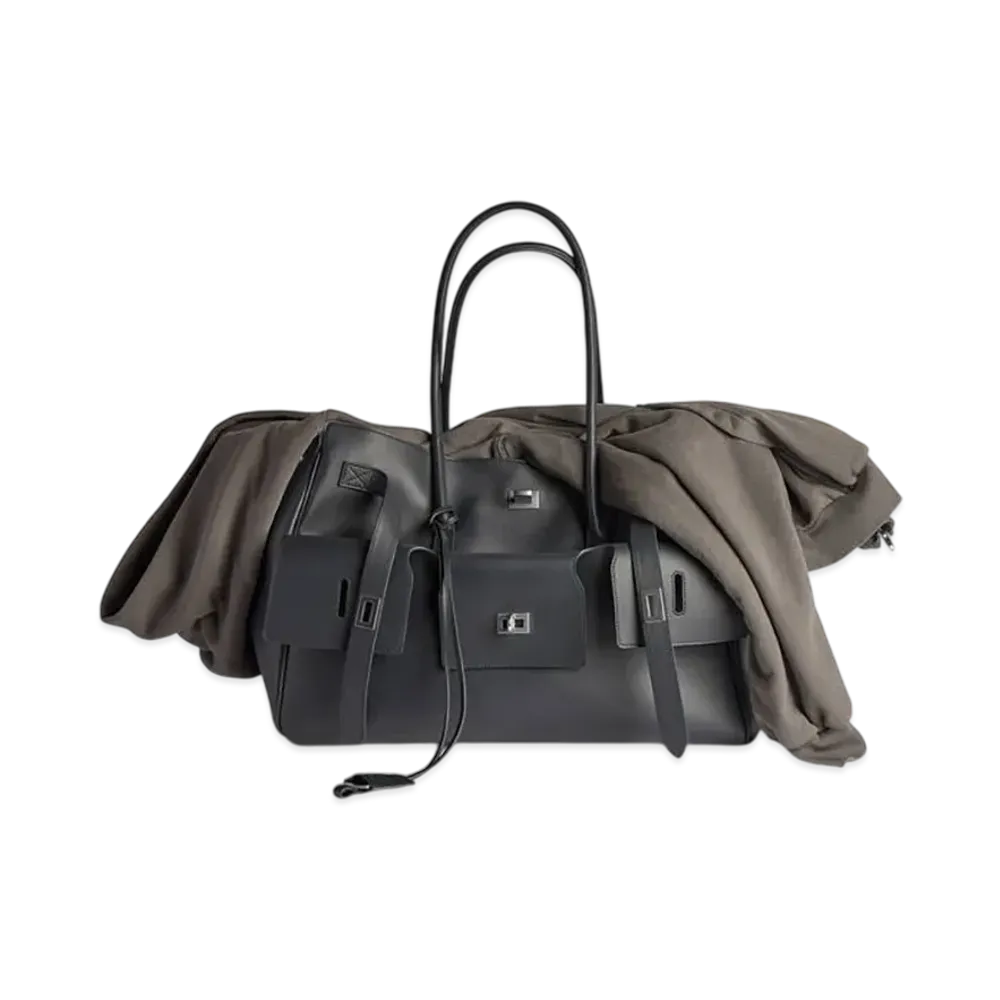 BALENCIAGA Subway Bel Air Carryall Bag Large "Dark Grey"