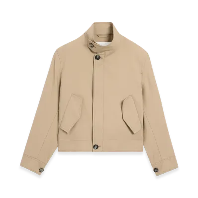 AMI PARIS New Wool Harrington Jacket "Beige"