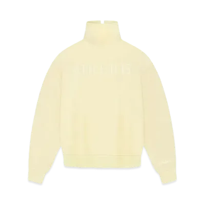 FEAR OF GOD x adidas FEAR OF GOD ATHLETICS Suede Fleece Muscle Mock T-Shirt "Pale Yellow"