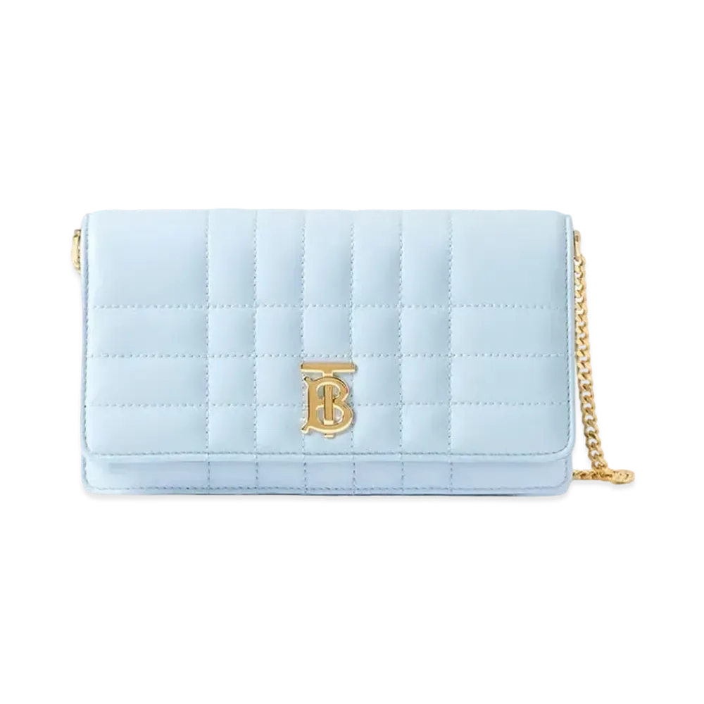 Burberry Lola Clutch "Pale Blue"