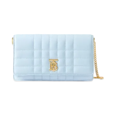 Burberry Lola Clutch "Pale Blue"