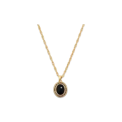 HUF Winter 24 Oval Stone Necklace "Gold"