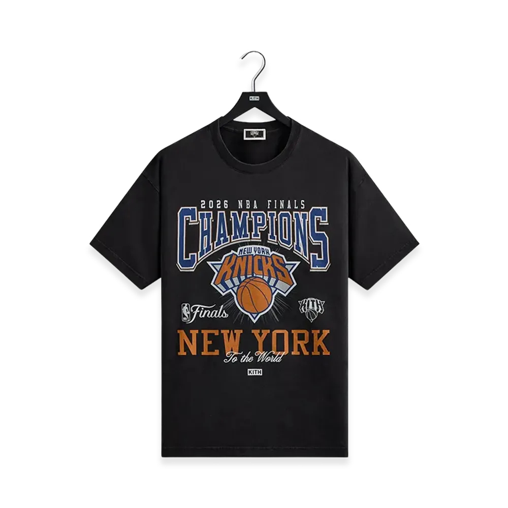 Kith x The New York Knicks 2026 Champions Vintage Tee "Black"