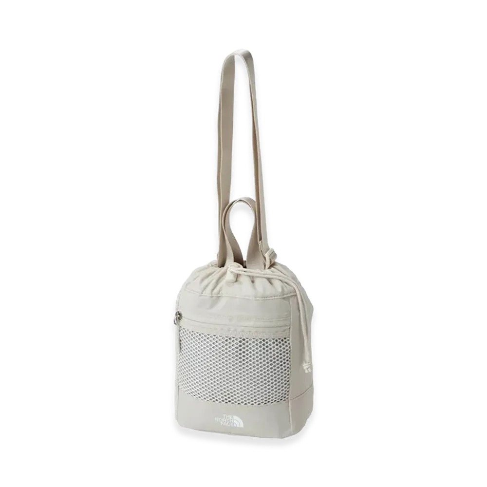 The North Face Linden Mesh Bucket Bag Mini "Cream"
