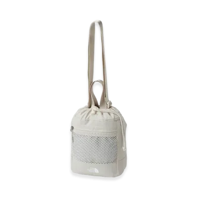 The North Face Linden Mesh Bucket Bag Mini "Cream"