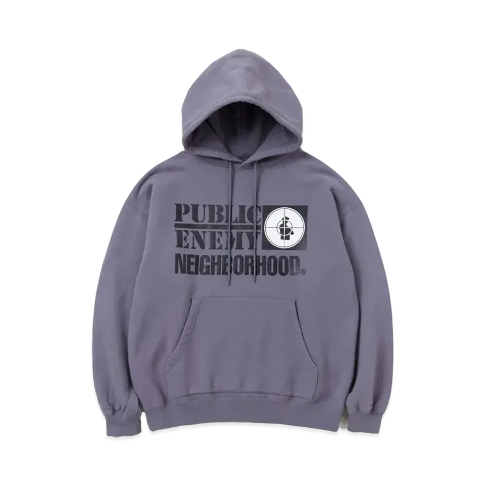 NEIGHBORHOOD x PUBLIC ENEMY x MAJESTIC Sweatparka LS "Gray"