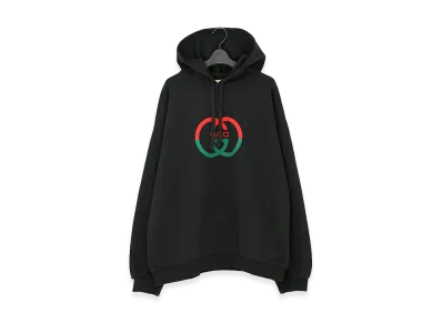 GUCCI Interlocking G Logo Hoodie "Black"