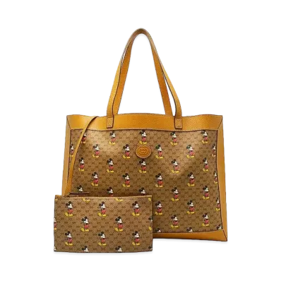 GUCCI x Disney GG Supreme Mickey Mouse Tote Bag